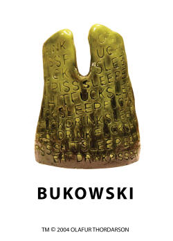 OLAFUR THORDARSON, BUKOWSKI, POCKET-CLOCK BODY, DESIGN AND MAKE 2004, 5" HIGH 