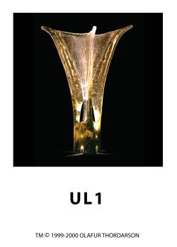 OLAFUR THORDARSON, UL1 LIGHT, DESIGN 2000, 24" HIGH 