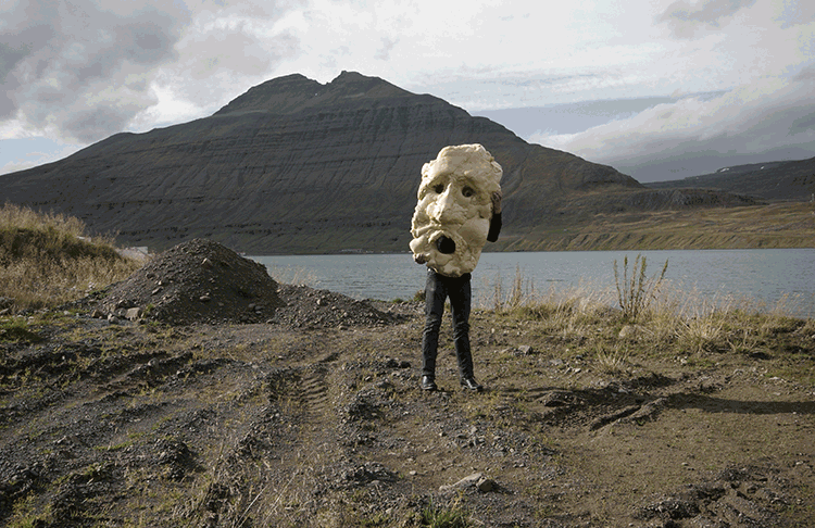 Olafur Thordarson Sculpture: Mask, Iceland 2008